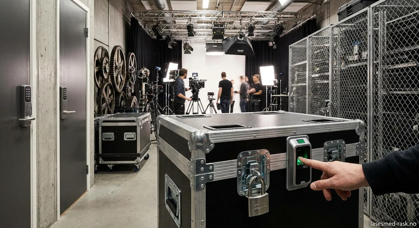 filmstudio låsesystem med elektronisk adgangskontroll